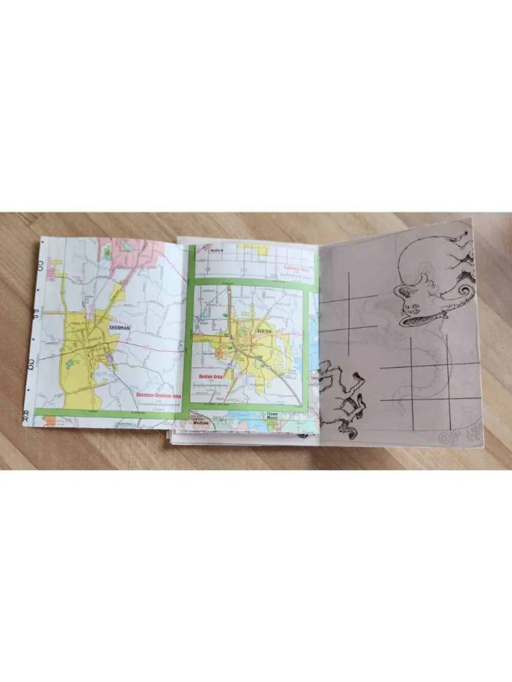 Handmade Junk Journal Booklet 60 pages Peace On Earth